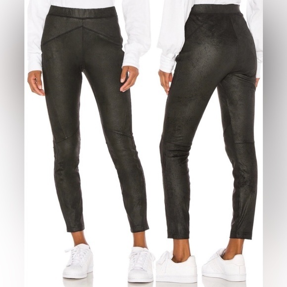 Free People midnight vegan suede skinny pant S - Picture 1 of 13